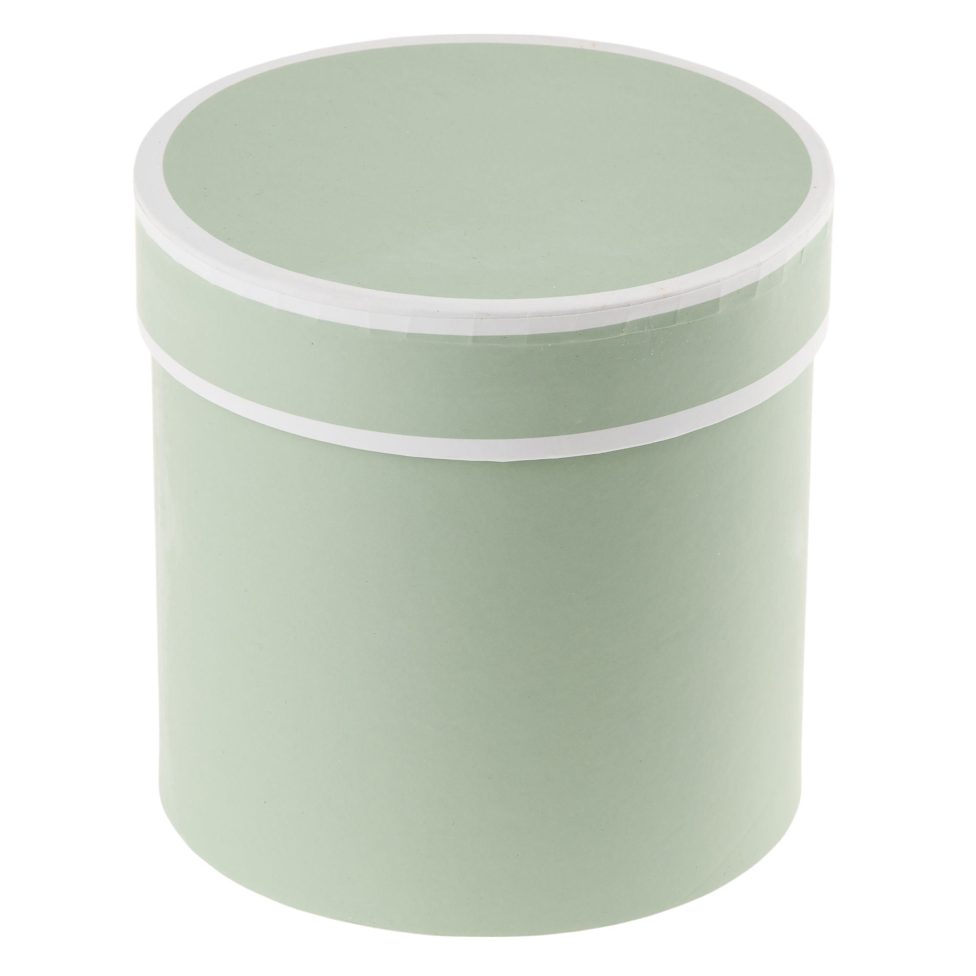 Коробка шляпная, D11xH11 см Зеленый