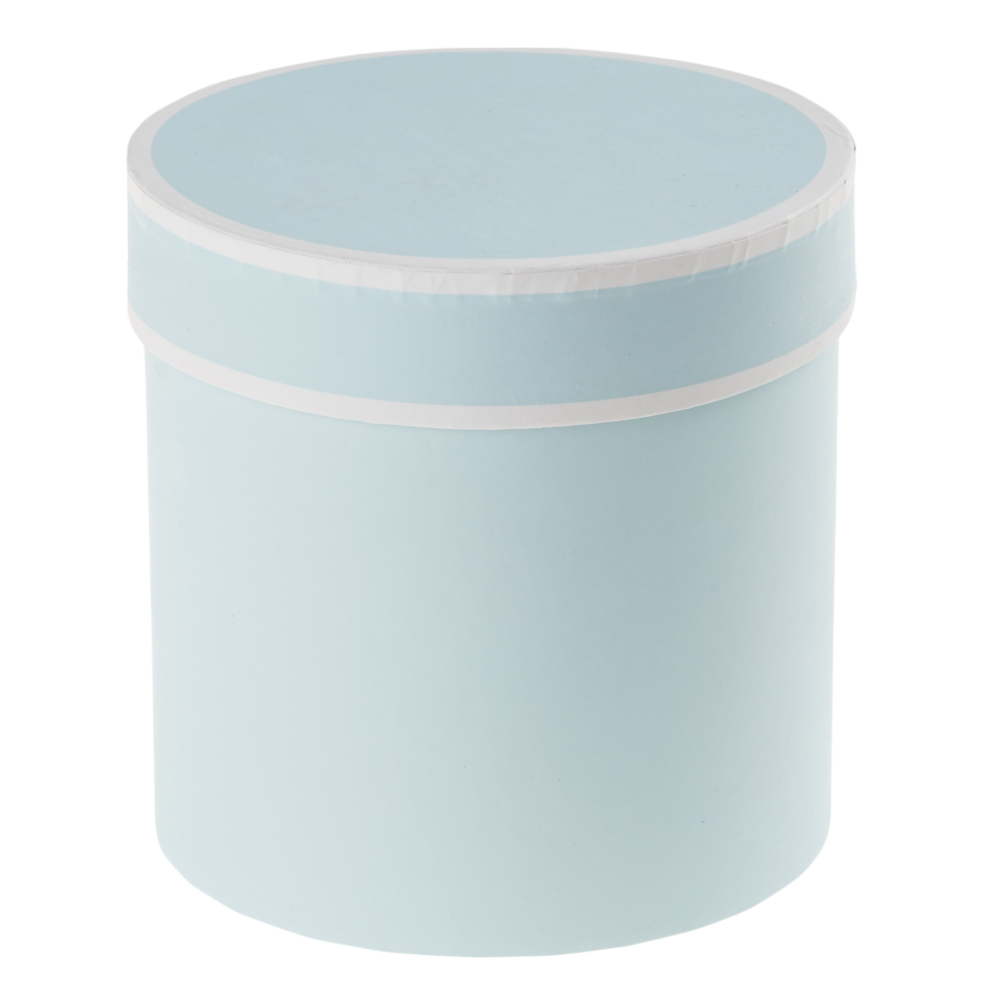 Коробка шляпная, D11xH11 см Светло-голубой