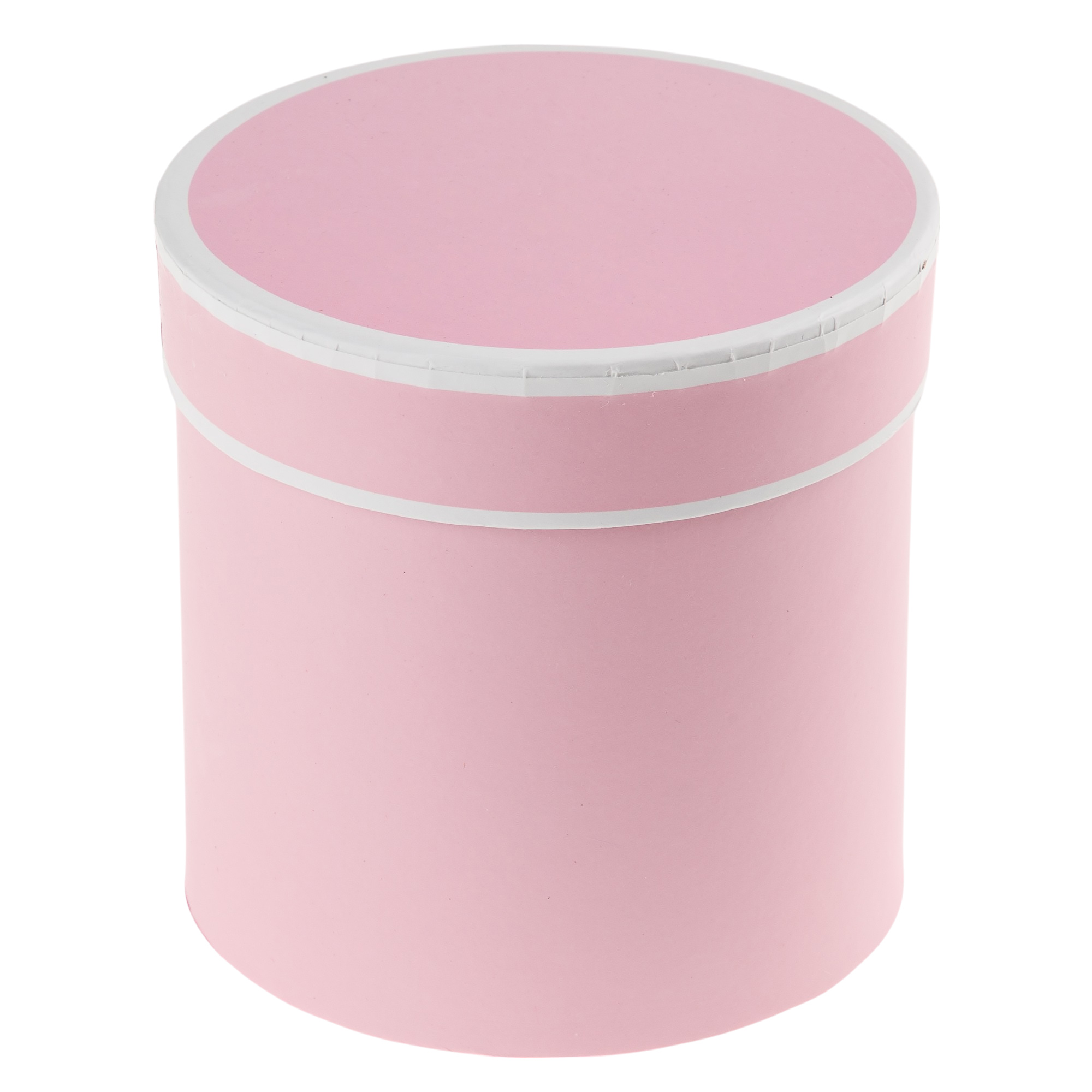Коробка шляпная, D11xH11 см Розовый