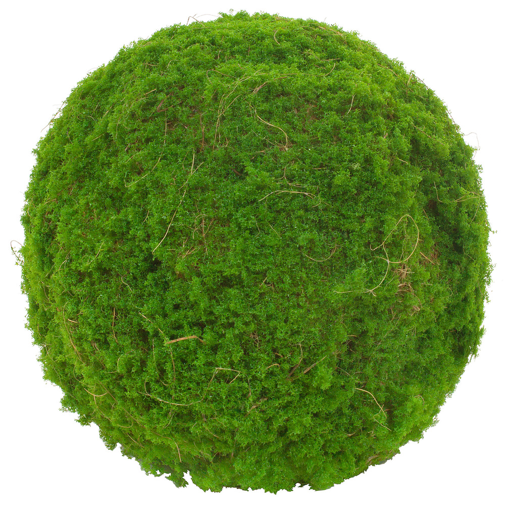 Шар искусственный "Мох", D30 см Зеленый