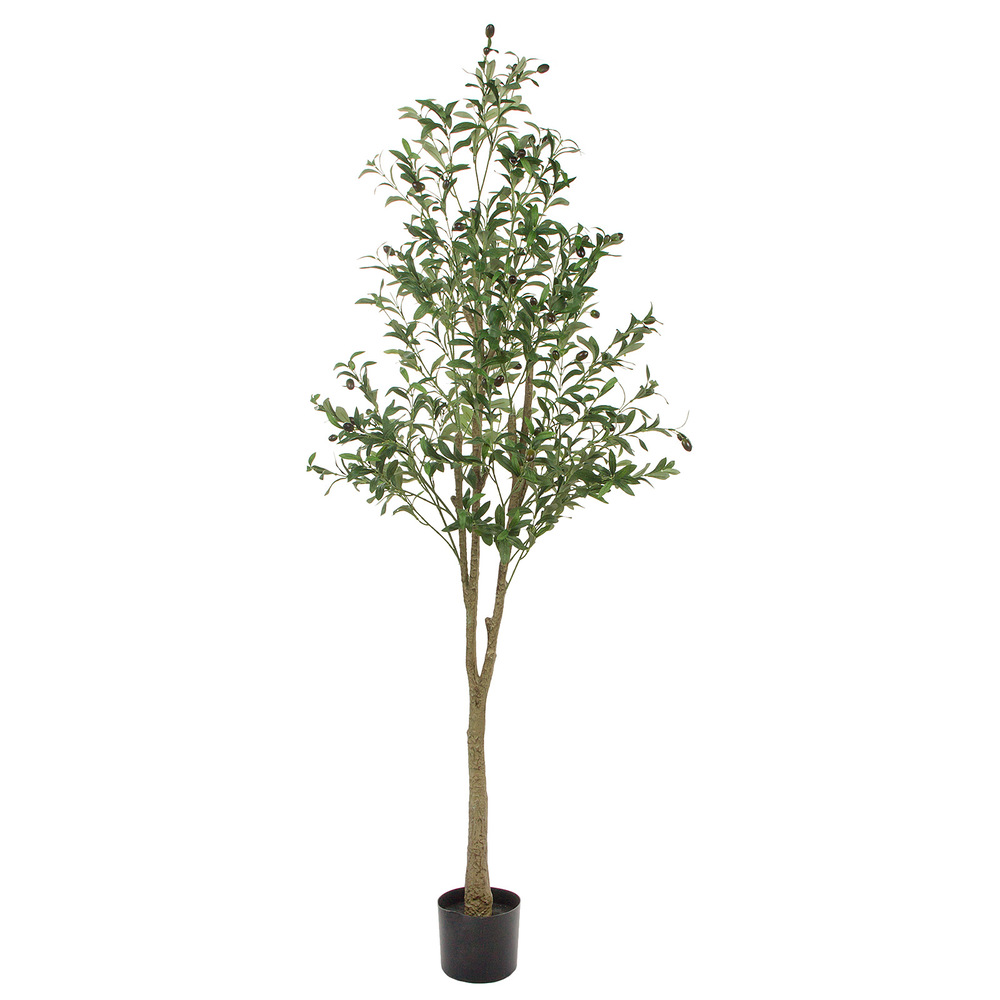 Дерево искусственное в кашпо "Олива", H180 см Зеленый