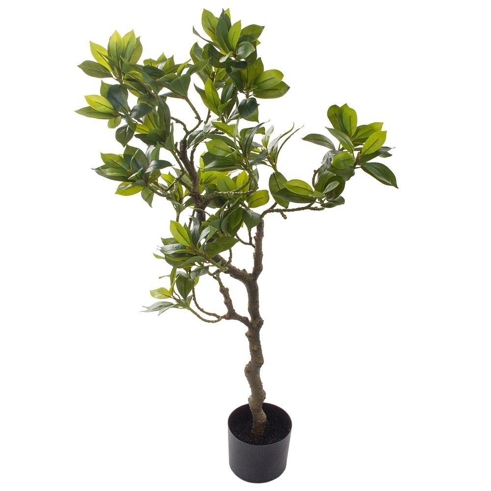 Дерево искусственное в кашпо "Фагрея", H100 см Зеленый