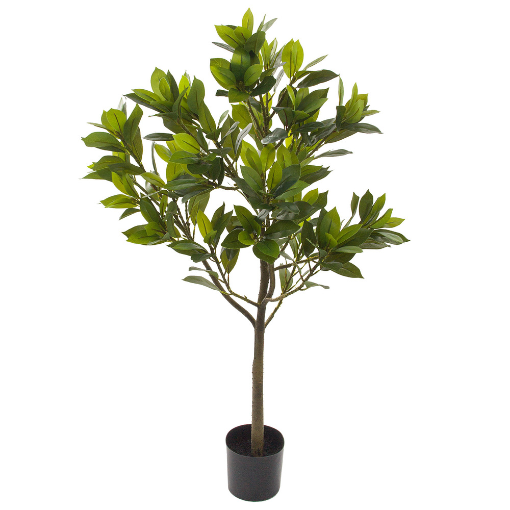 Дерево искусственное в кашпо "Фагрея", H90 см Зеленый