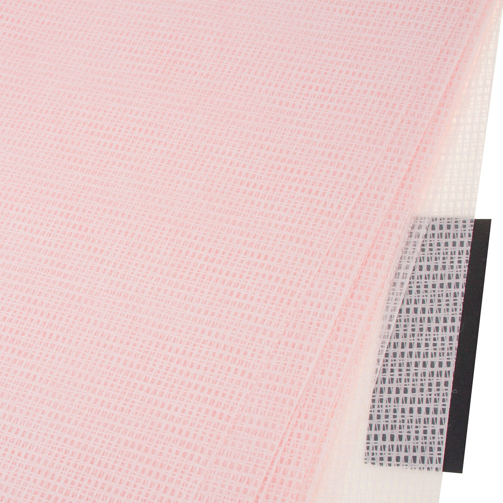 Упаковка "Пастила" (пластик), 58x58 см, 80 г/м2, набор (15 шт) Розовый