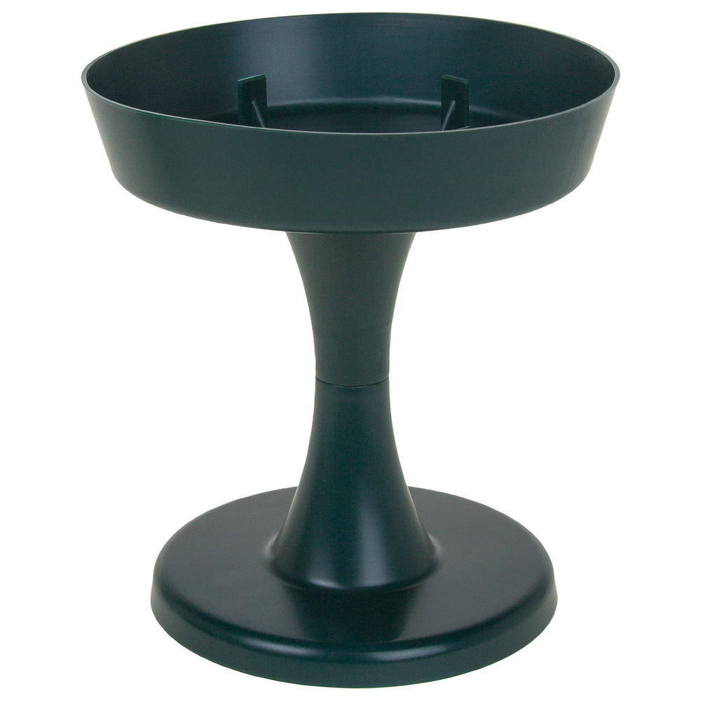 Чаша на подставке (пластик), D13xH14,5 см, набор (5 шт) Зеленый