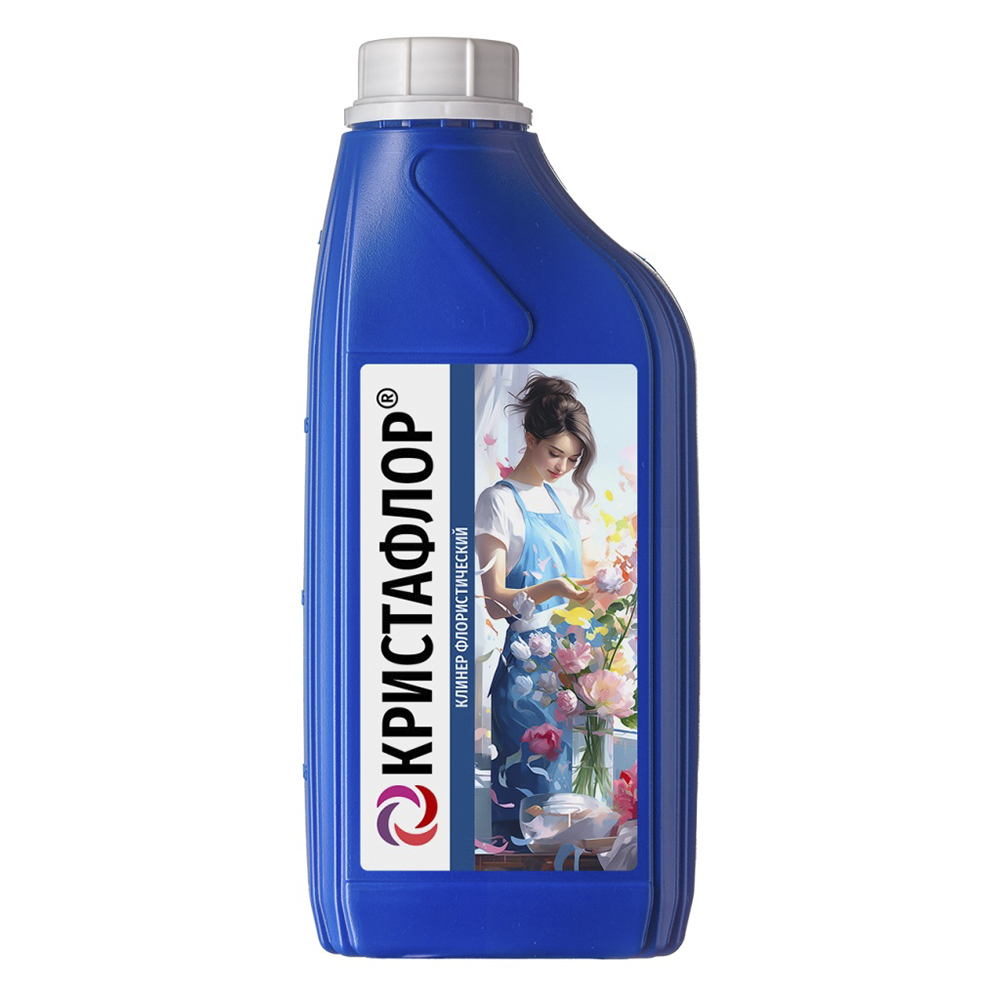 Раствор для очистки инструментов, емкостей, поверхностей, холодильников "Клинер", 1 л, Кристафлор