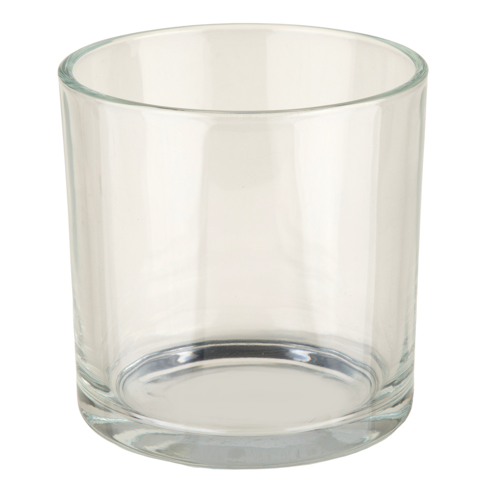 Ваза "Трубка 100" (стекло), D10xH10 см, К Прозрачный