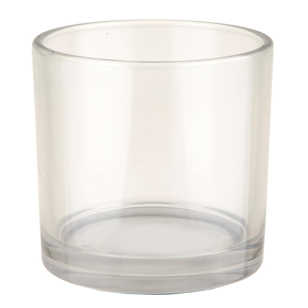 Ваза "Трубка 120" (стекло), D12xH12 см, К Прозрачный