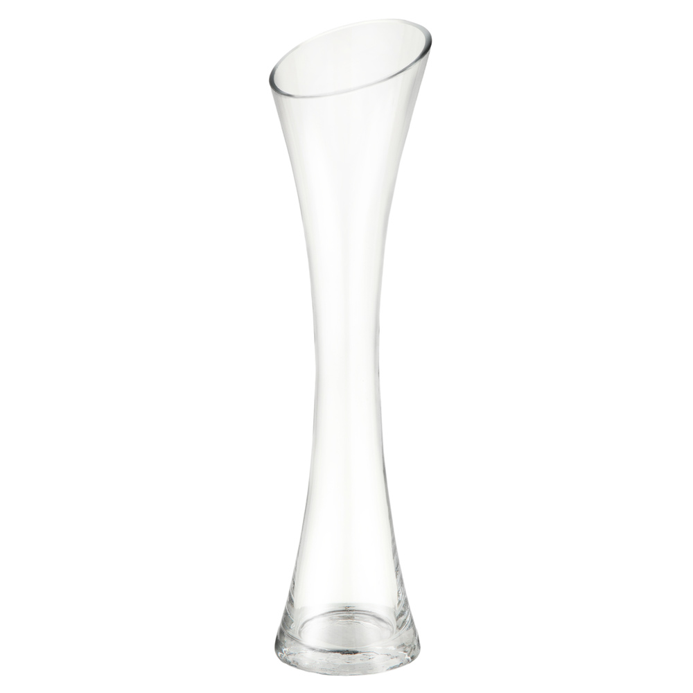 Ваза "Giemza" (стекло), H30 см Прозрачный