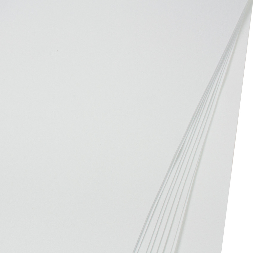 Фоамиран, 60x70 см, 1 мм, набор (10 шт) Белый