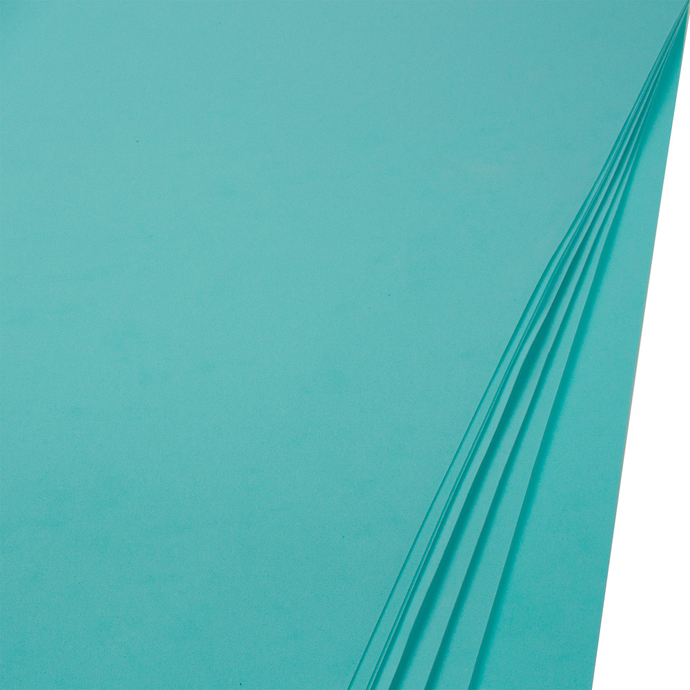 Фоамиран, 60x70 см, 1 мм, набор (10 шт) Мятный