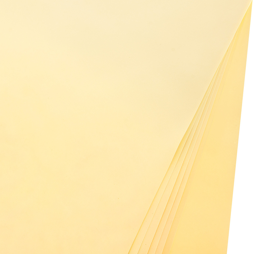 Фоамиран, 60x70 см, 1 мм, набор (10 шт) Кремовый