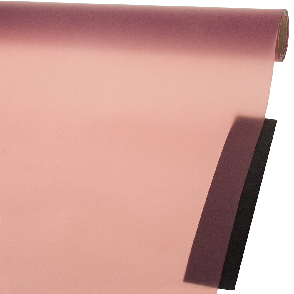 Пленка матовая "Дымка", 57 смx10 м, 53 mic Темно-розовый