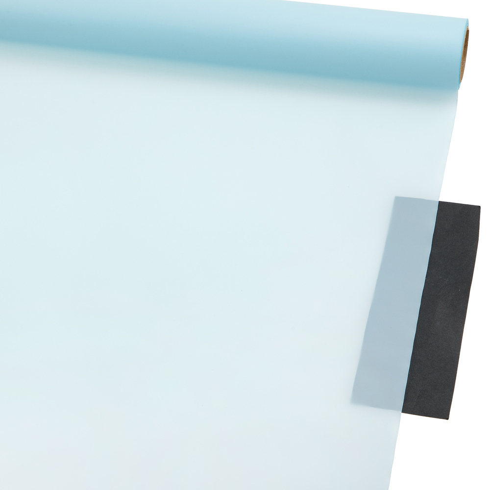 Пленка матовая "Дымка", 57 смx10 м, 53 mic Голубой