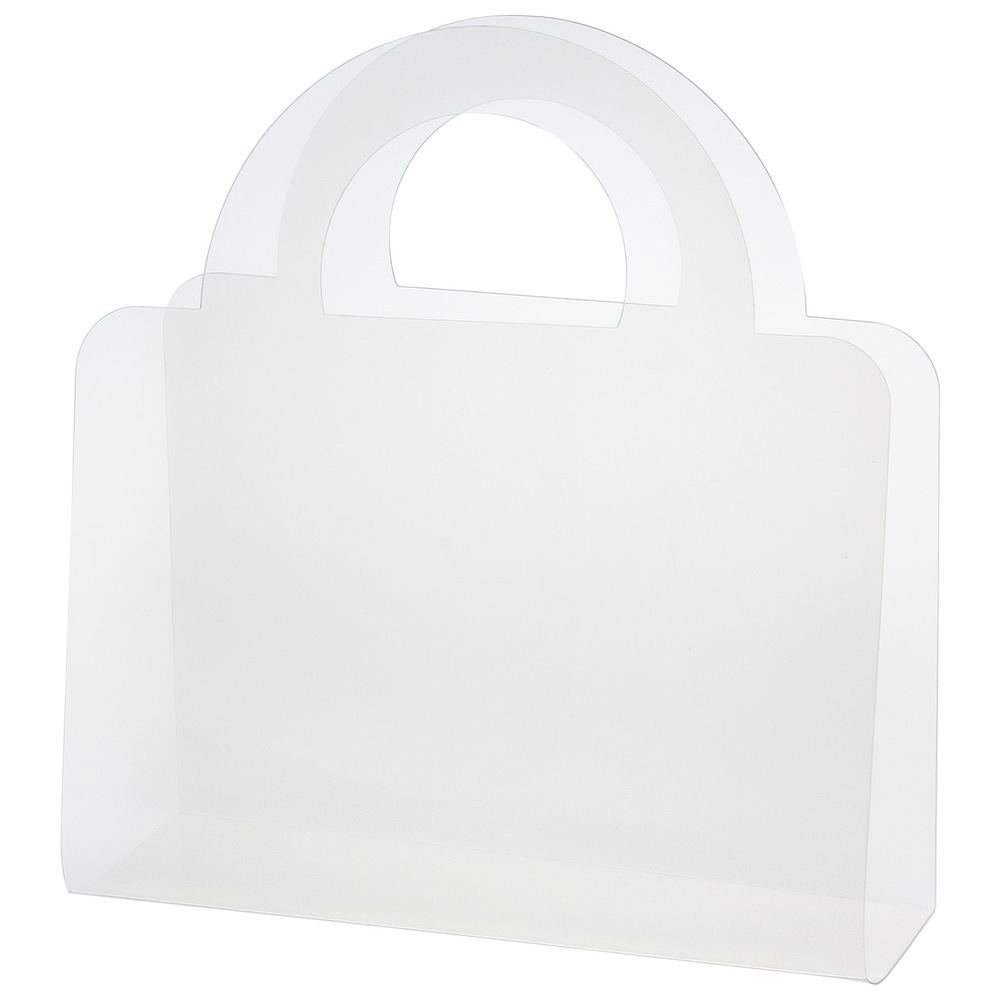 Пакет для цветов (пластик), 25x8xH26,5 см, набор (10 шт) Прозрачный