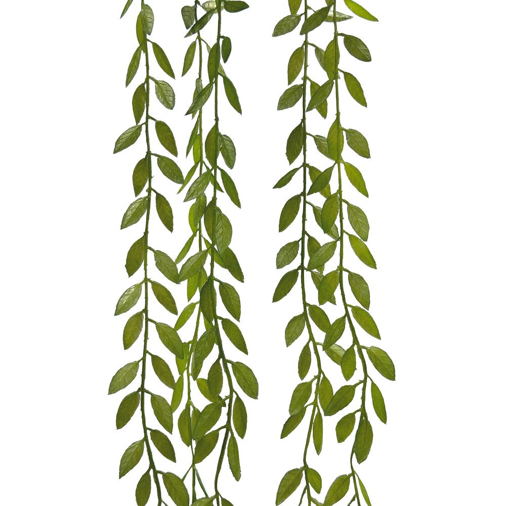 Растение искусственное ампельное "Бамбук", H80 см Зеленый