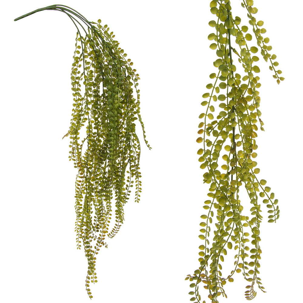 Растение искусственное ампельное "Фикус пумила", H90 см Зеленый