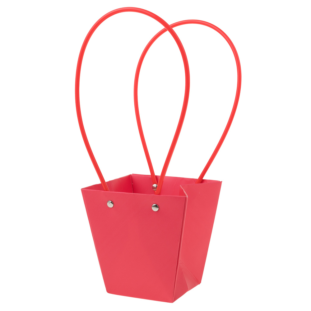 Сумка подарочная (картон), 12x8xH12,5 см, набор (10 шт), с ламинацией Розовый