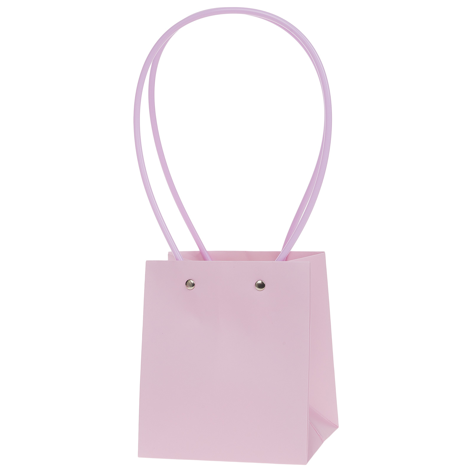 Сумка подарочная (картон), 13x12xH15 см, набор (10 шт), с ламинацией Сиреневый