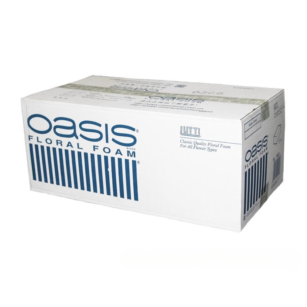 Кирпич флористический "Lutti 20", 23x11xH7,5 см, набор (20 шт), Oasis Зеленый