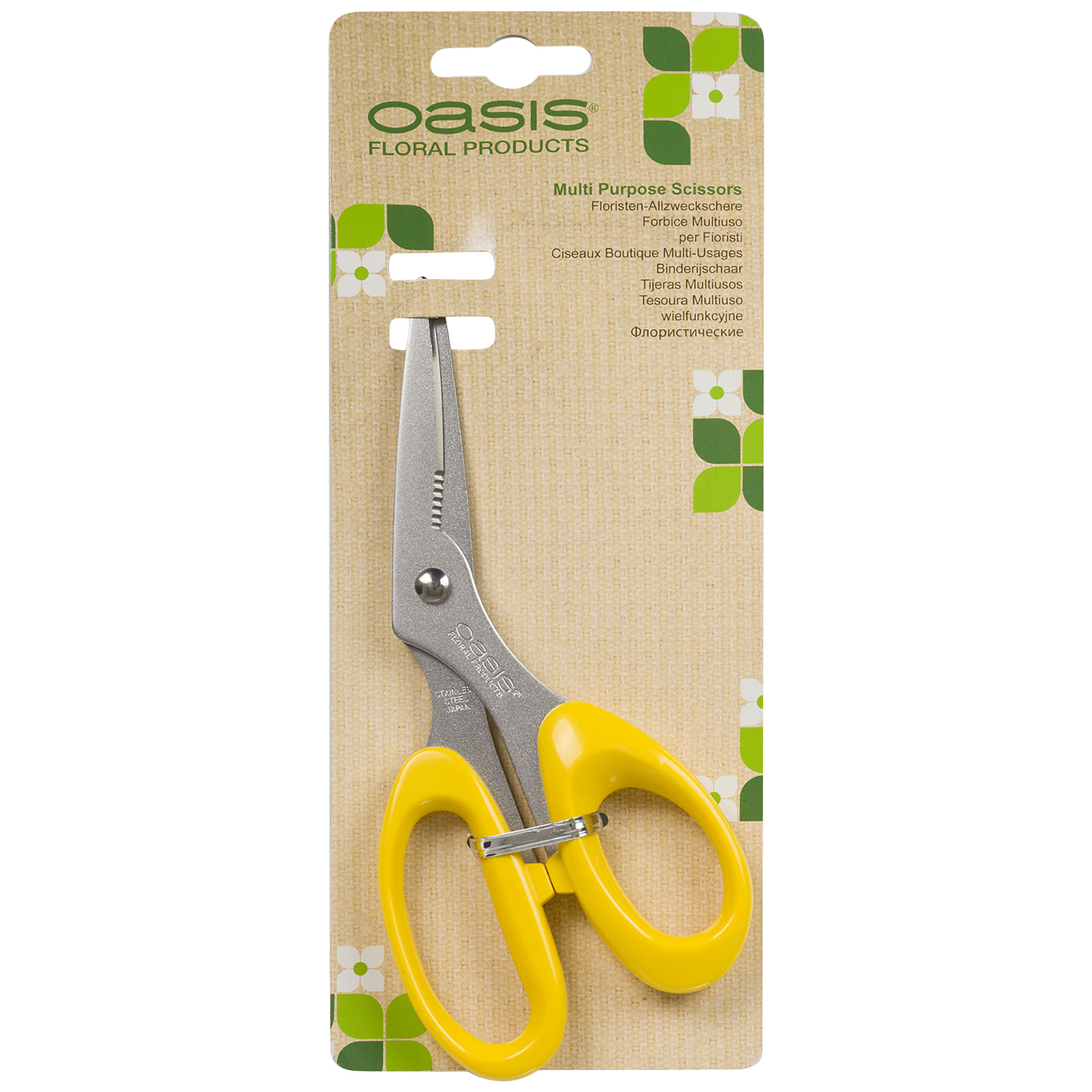 Ножницы для различных материалов "Florist Multi-Purpose scissors" (нержавеющая сталь), 17 см, Oasis