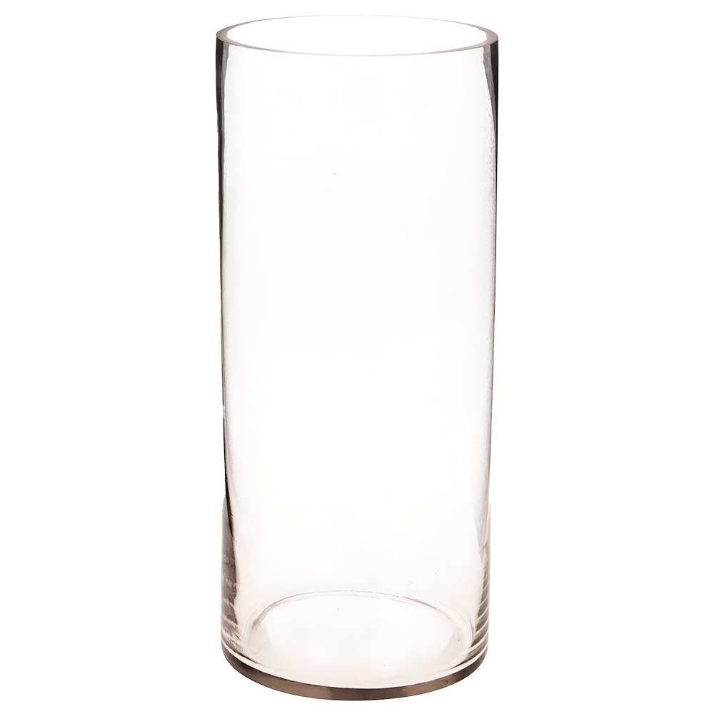 Ваза "Трубка 150" (стекло), D15xH35 см, К Прозрачный