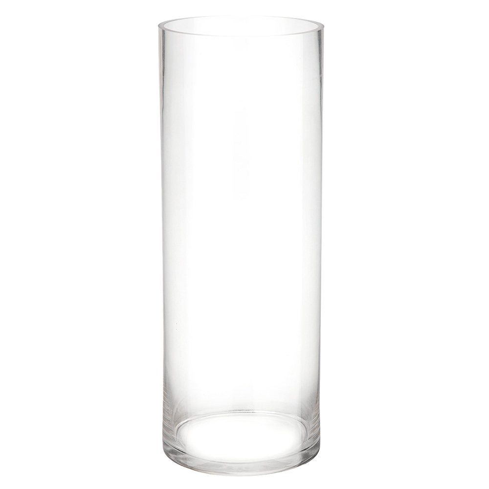 Ваза "Трубка 150" (стекло), D15xH40 см, К Прозрачный