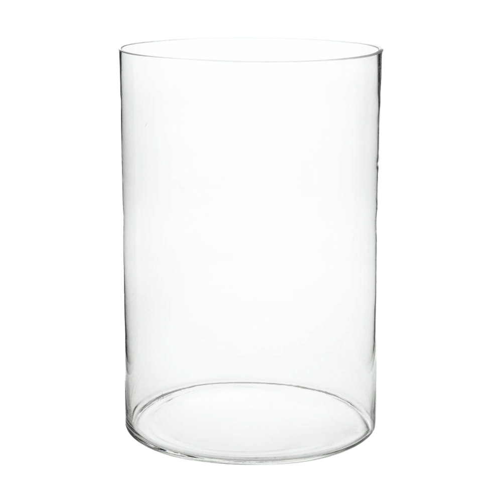 Ваза "Трубка 200" (стекло), D20xH30 см, К Прозрачный