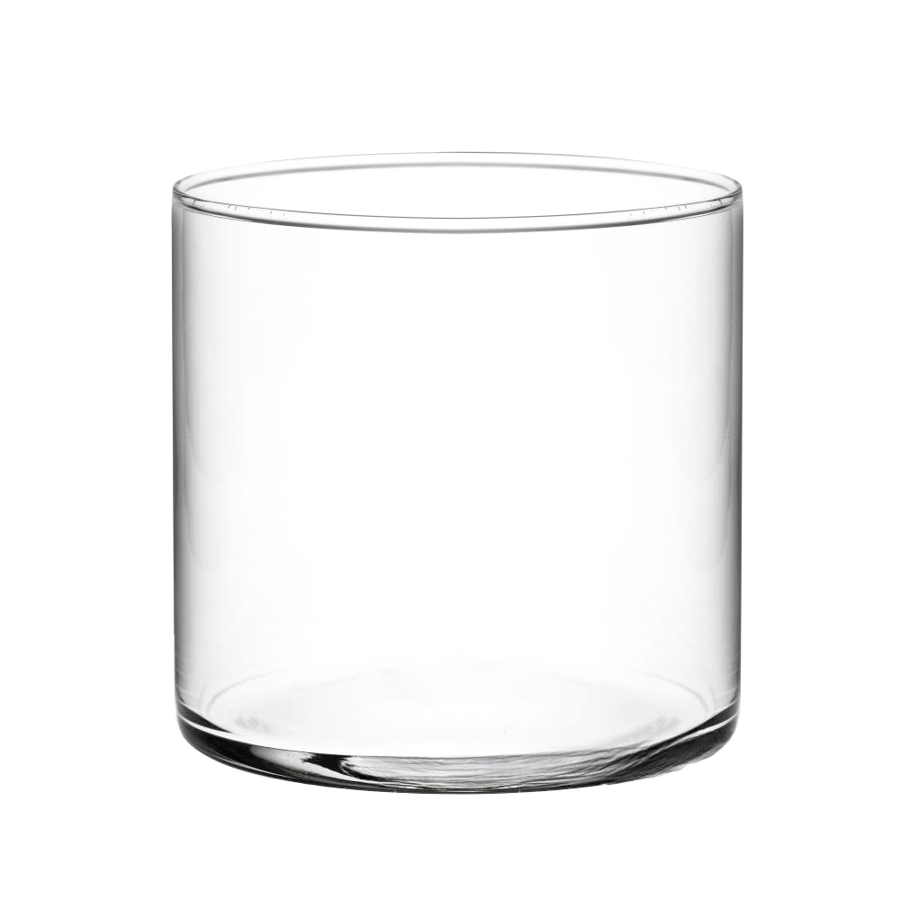 Ваза "Трубка 150" (стекло), D15xH15 см, К Прозрачный