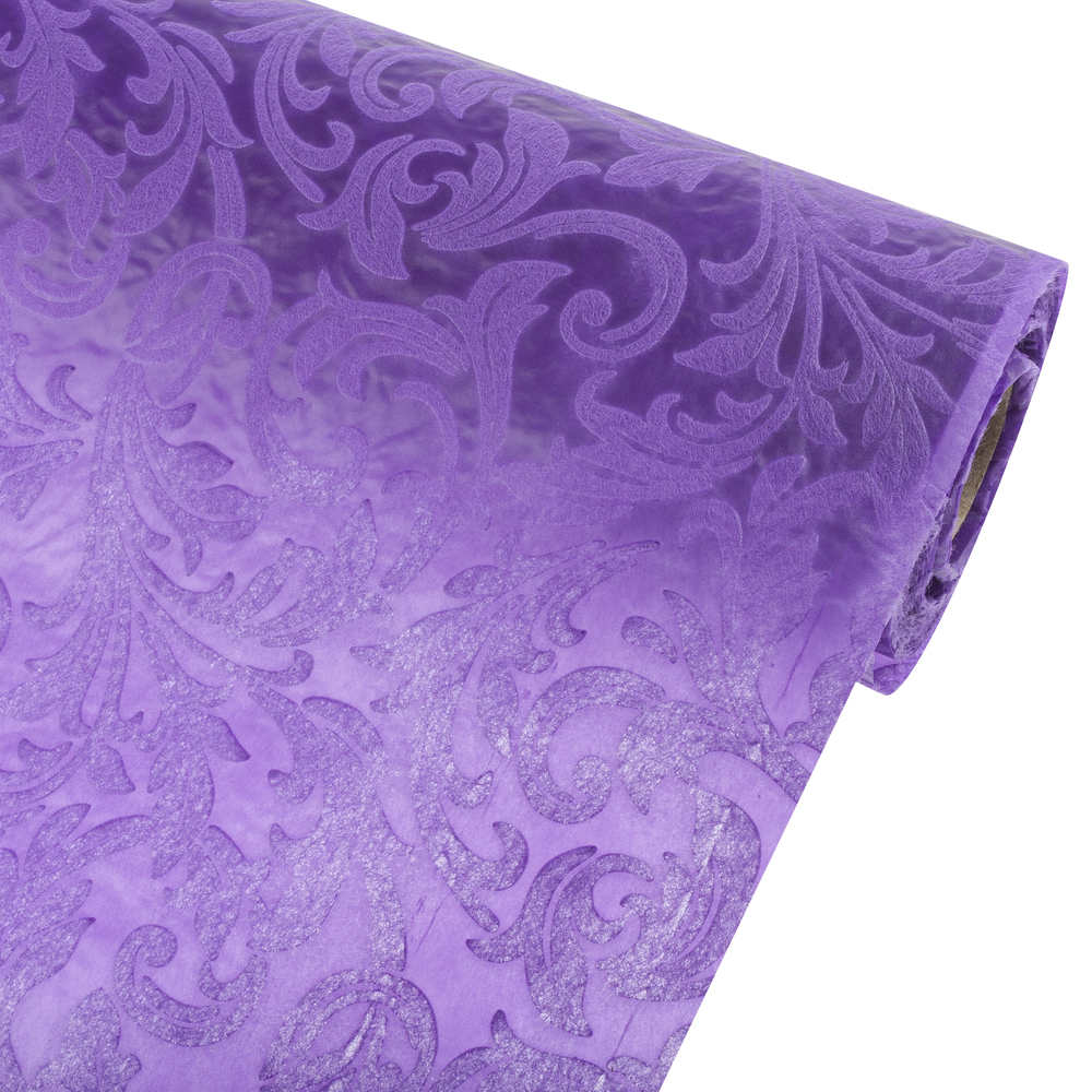 Фетр ламинированный "Swirl 3D", 50 смx10 м Сиреневый