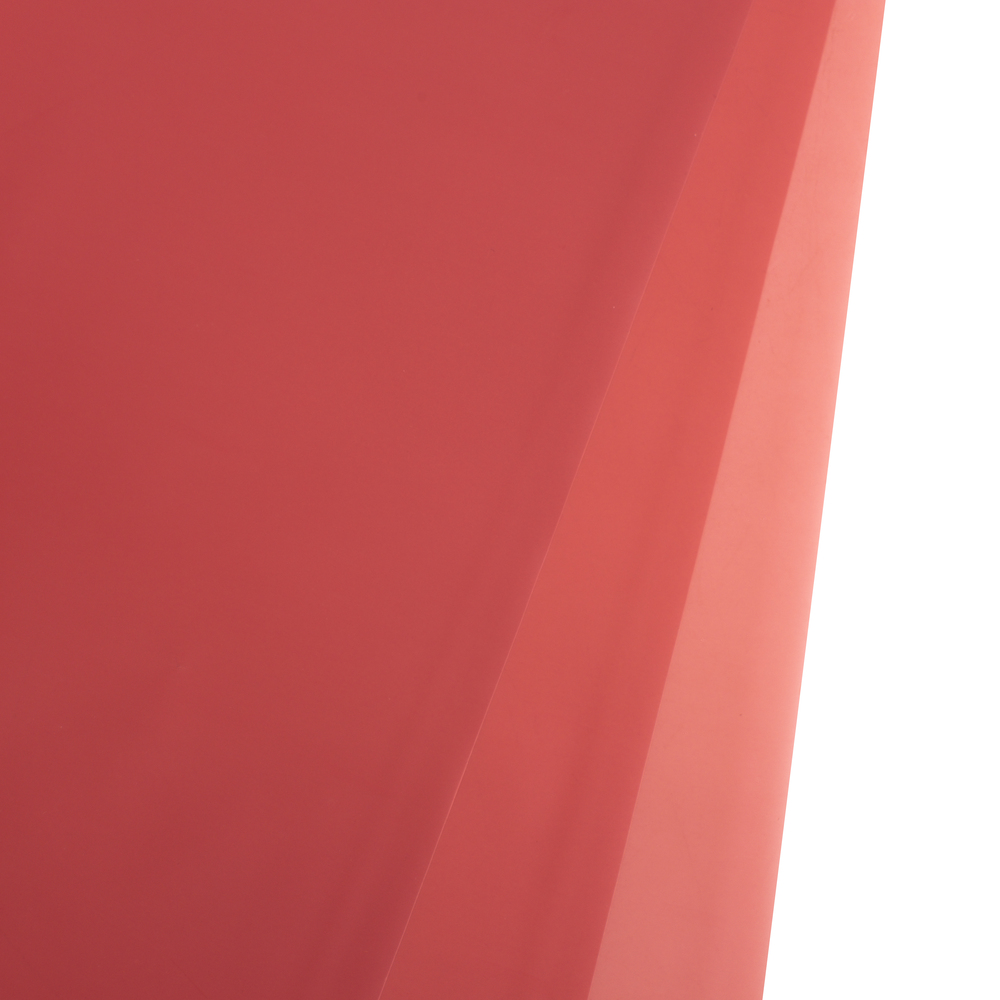 Пленка матовая, 60х60 см, набор (20 шт), однотонная Красный