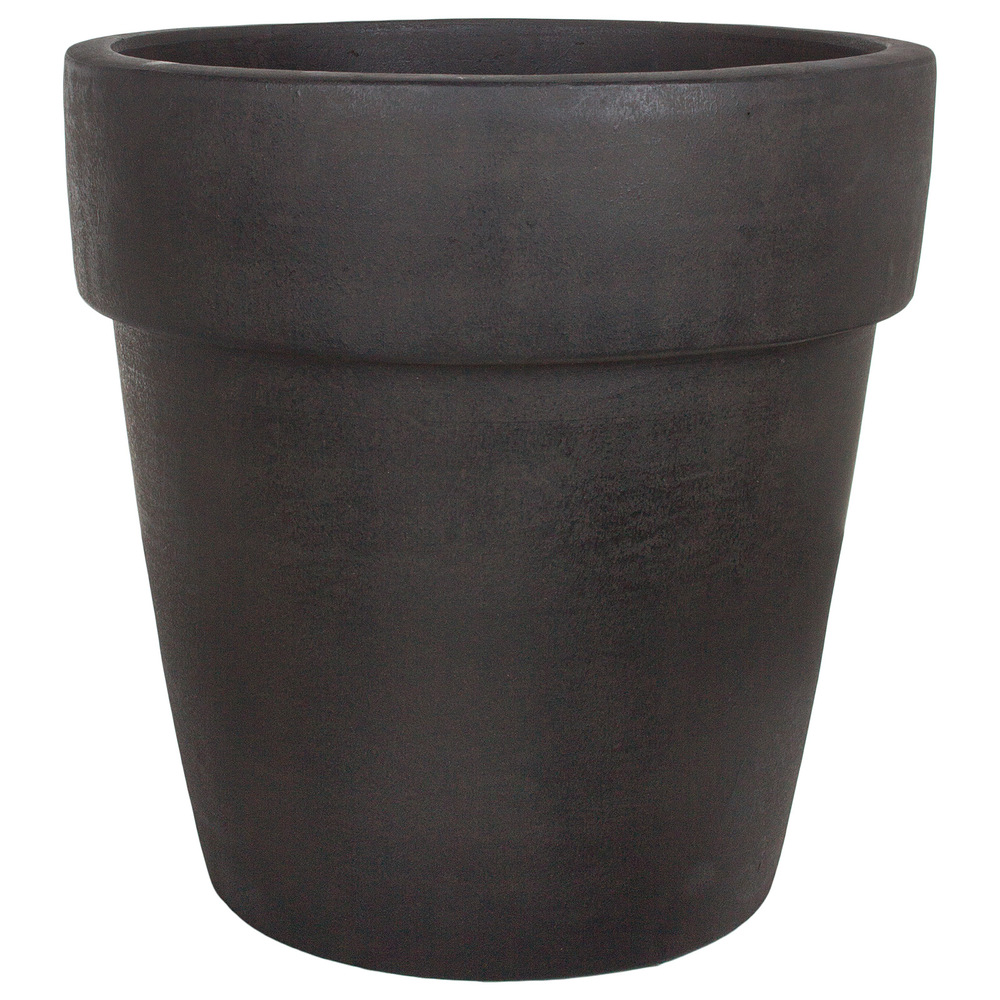 Кашпо Nobilis Marco "Stone Cone" (терракота), D46хН48 см Антрацитовый