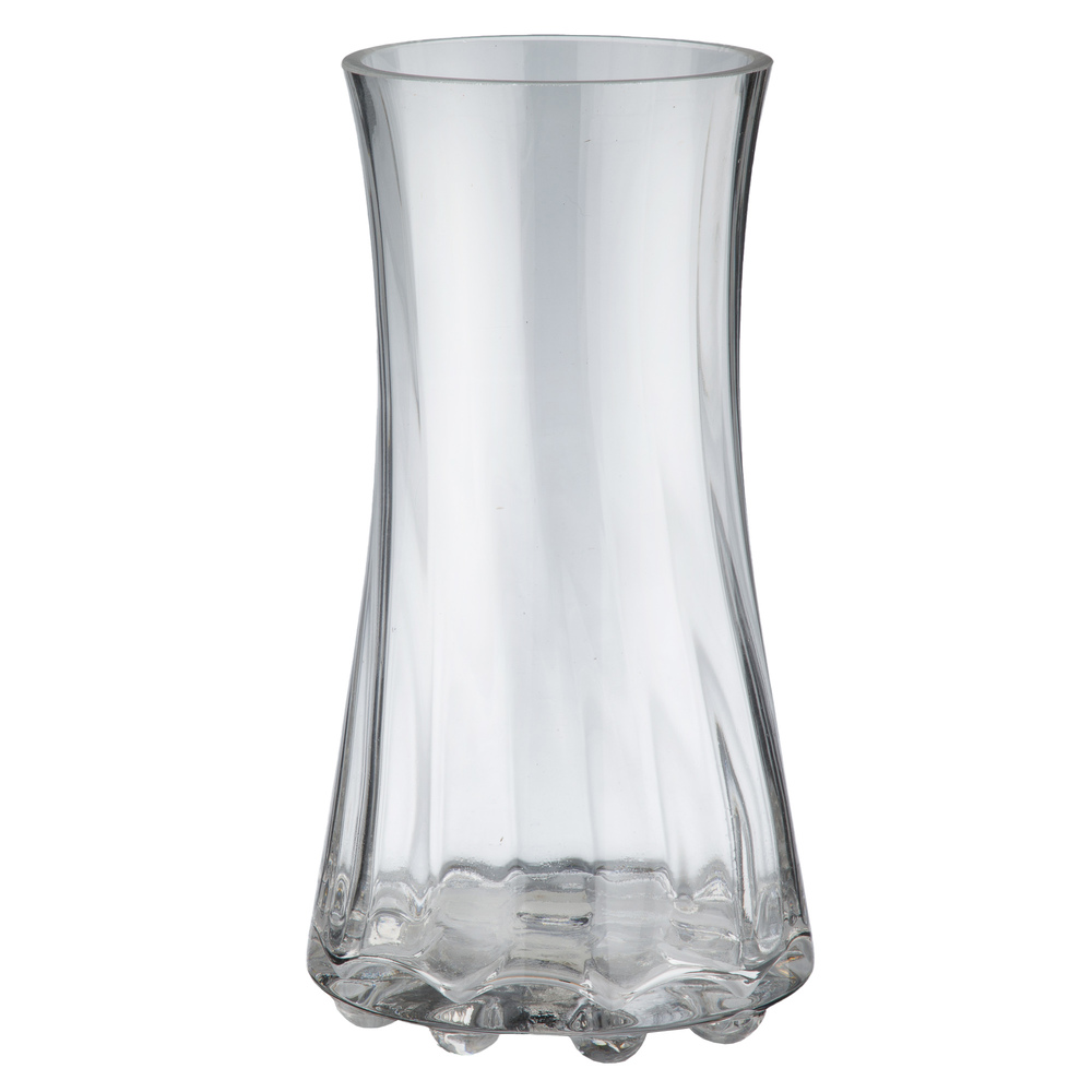 Ваза "Waist" (стекло), D13xH25 см Прозрачный