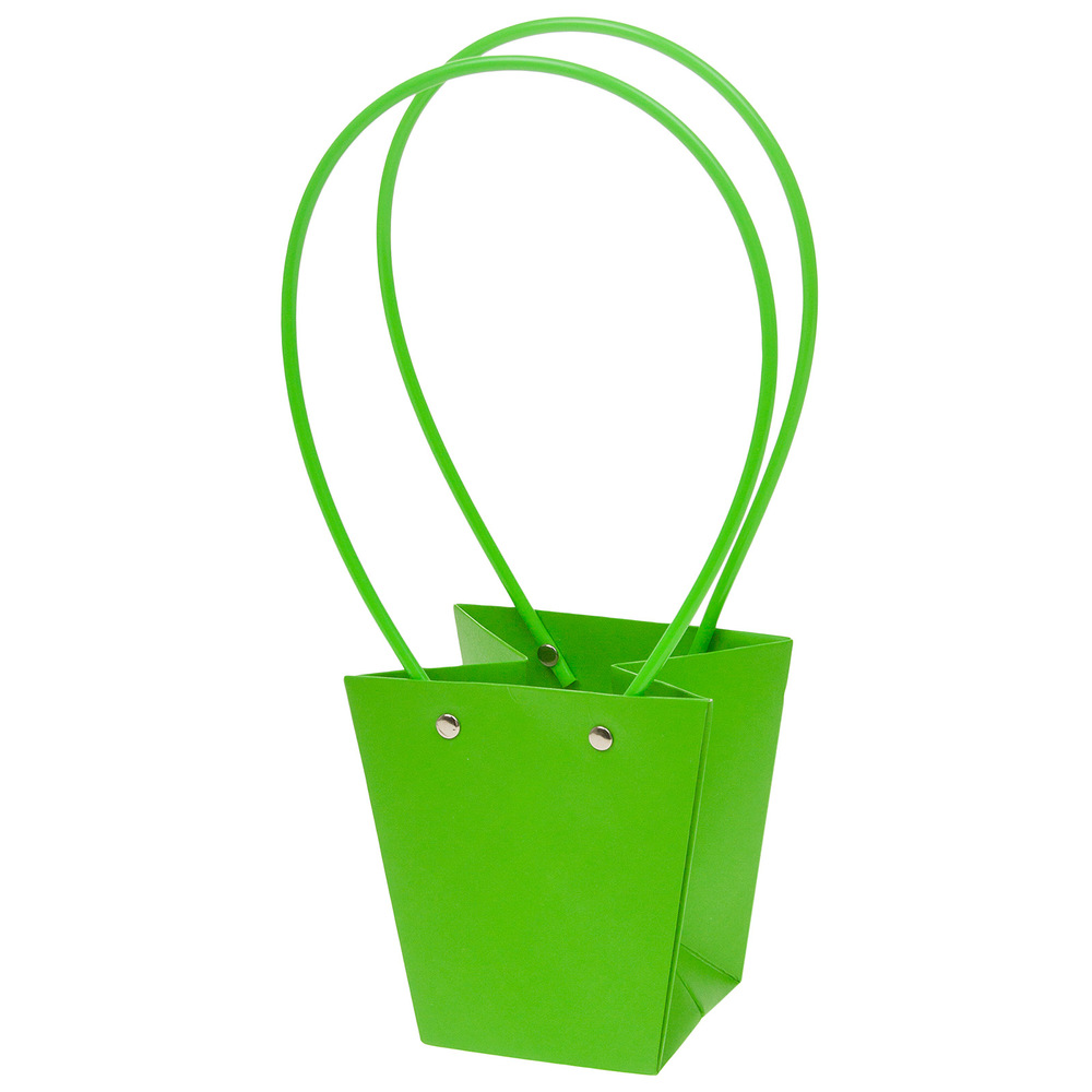 Сумка подарочная (картон), 12x8xH12,5 см, набор (10 шт), с ламинацией Темно-зеленый