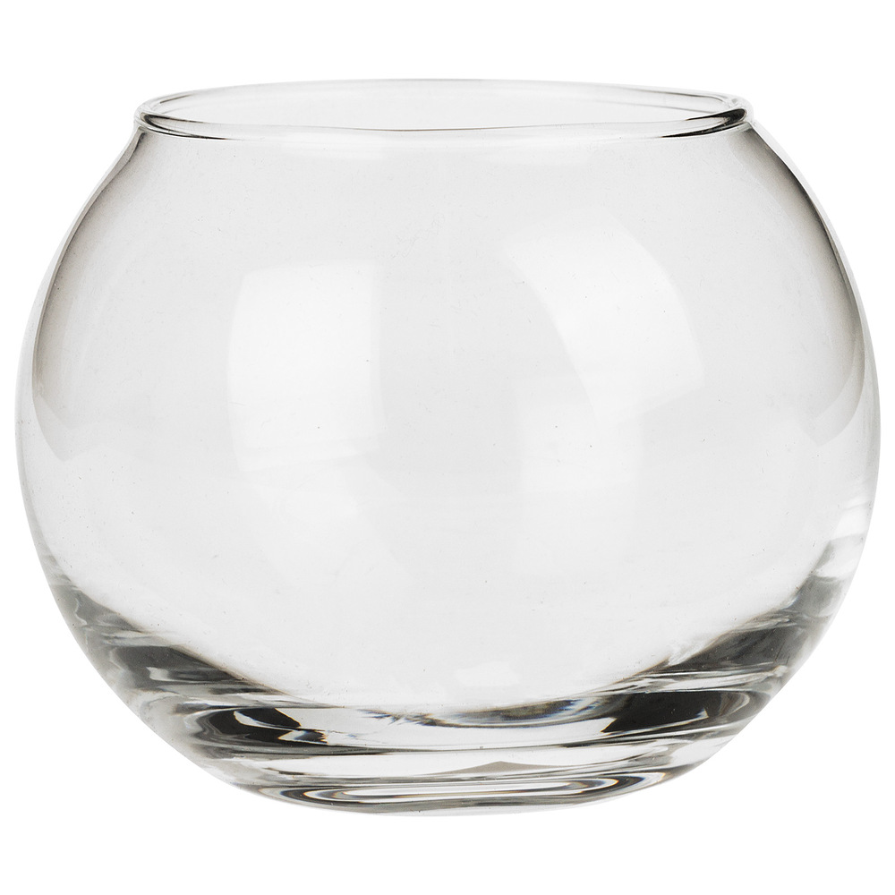 Ваза "Шаровая" (стекло), D7xH8 см, К Прозрачный
