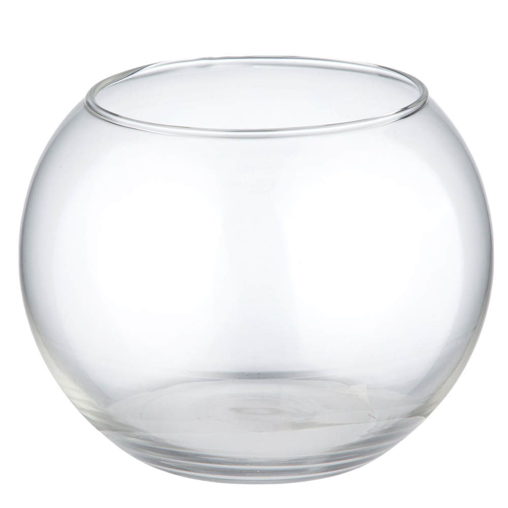 Ваза "Шаровая" (стекло), D9xH9,5 см, К Прозрачный
