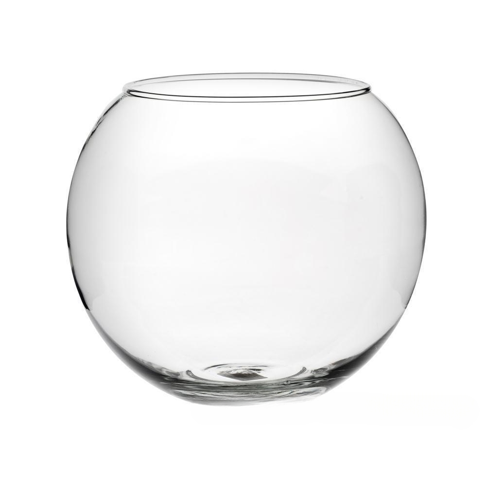 Ваза "Шаровая" (стекло), D10xH11,5 см, К Прозрачный
