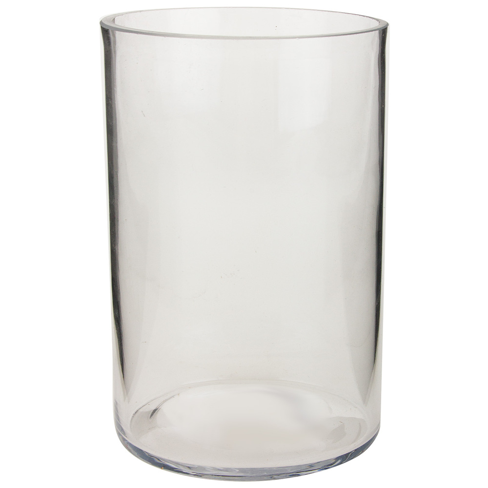 Ваза "Трубка 100" (стекло), D10xH15 см, K Прозрачный