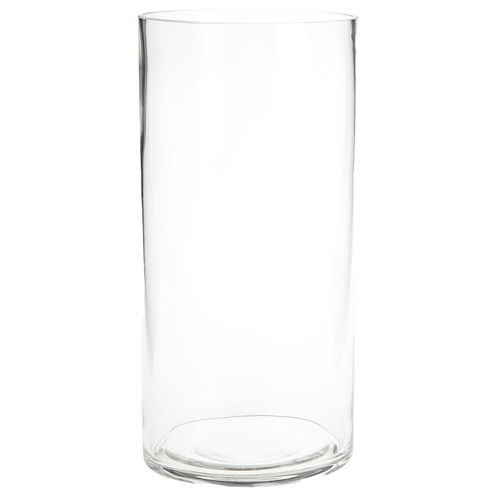 Ваза "Трубка 120" (стекло), D12xH25 см, К Прозрачный