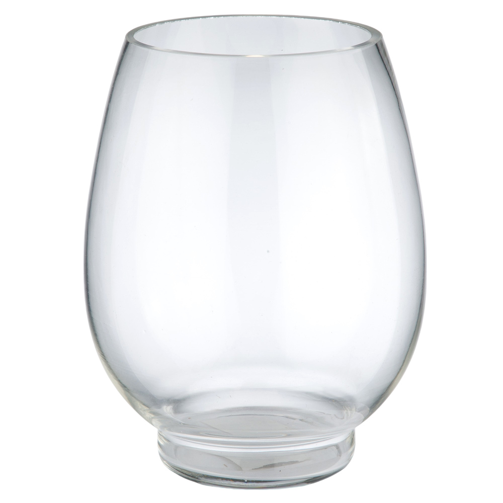 Ваза "Шивон" (стекло), D9xH18 см Прозрачный