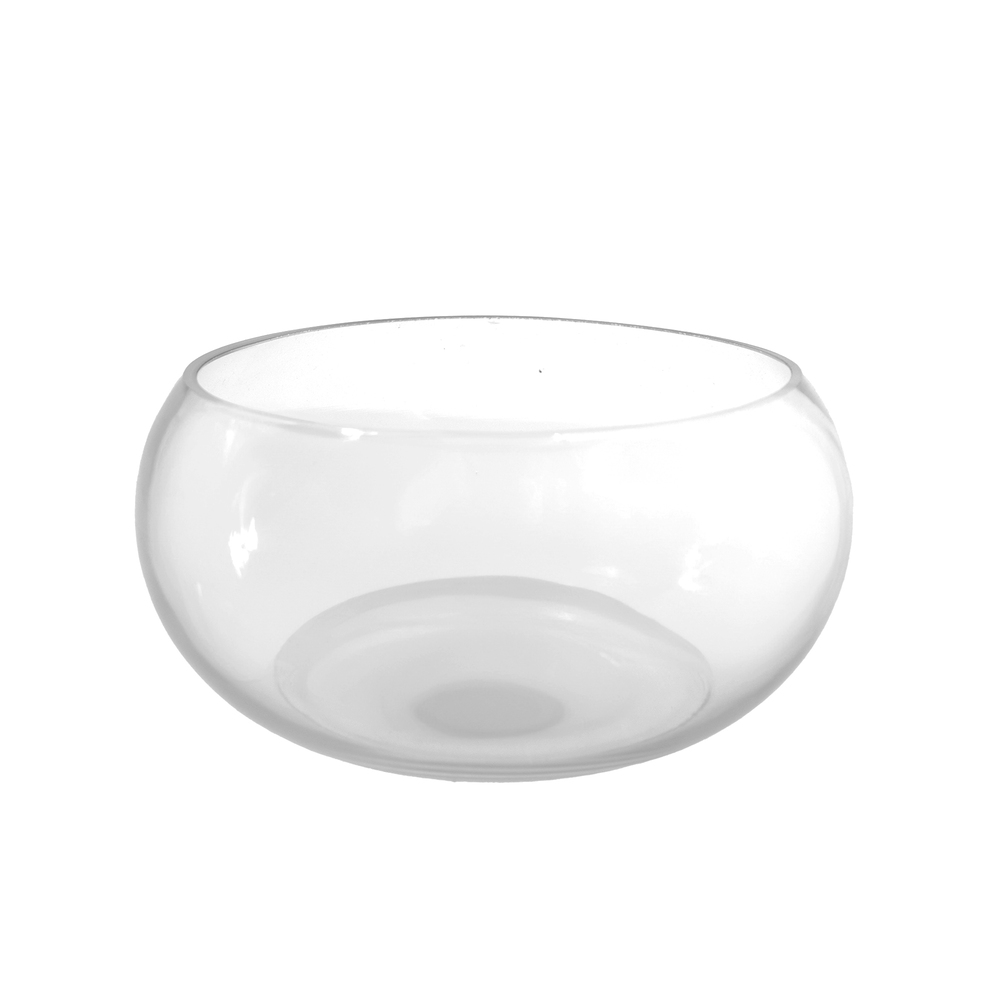 Ваза "Чаша" (стекло), D25xH25 см Прозрачный