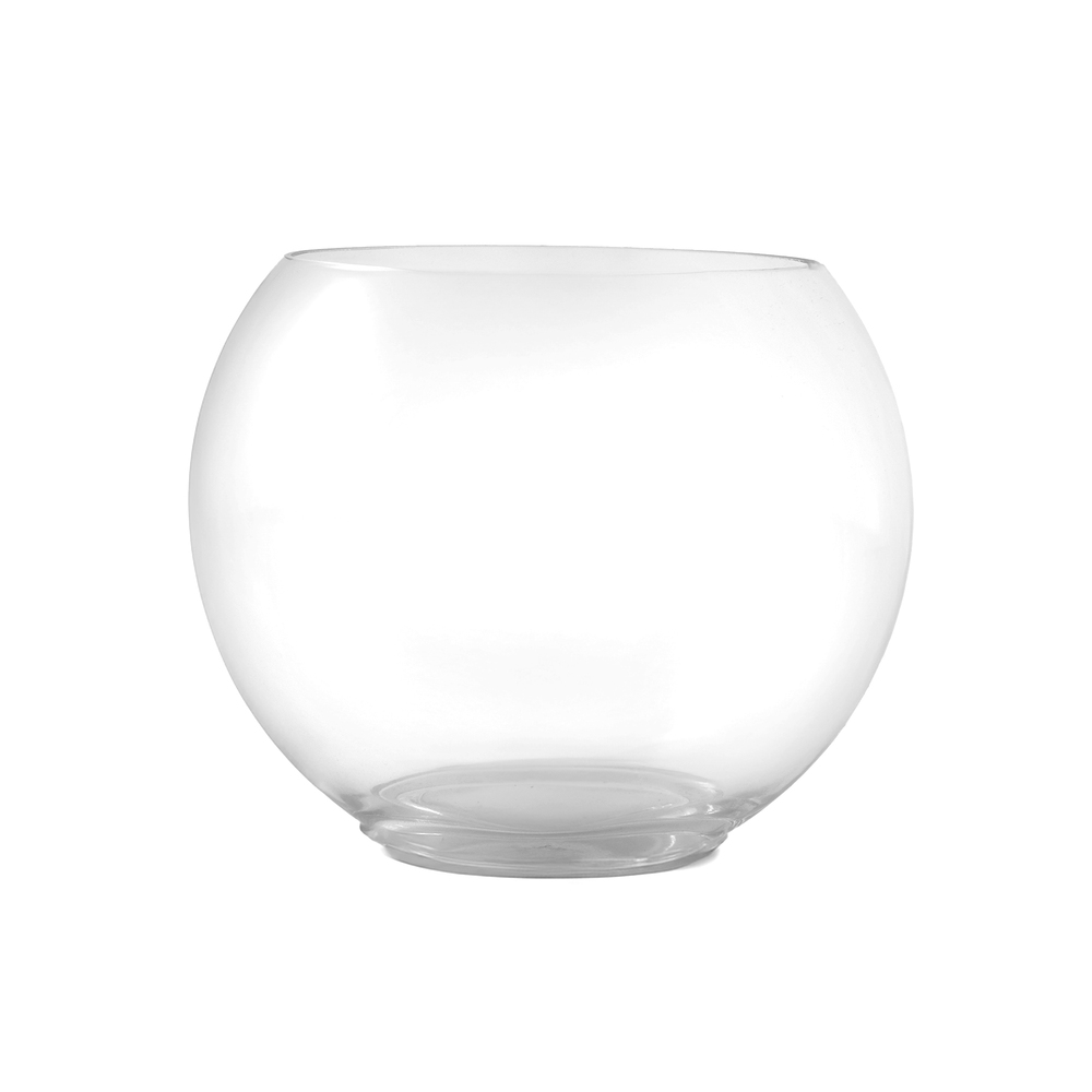 Ваза "Моне" (стекло), D20xH25 см Прозрачный