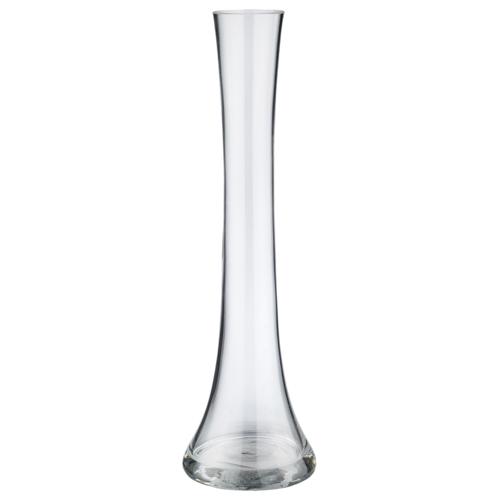 Ваза "Giemza" (стекло), D5xH30 см Прозрачный