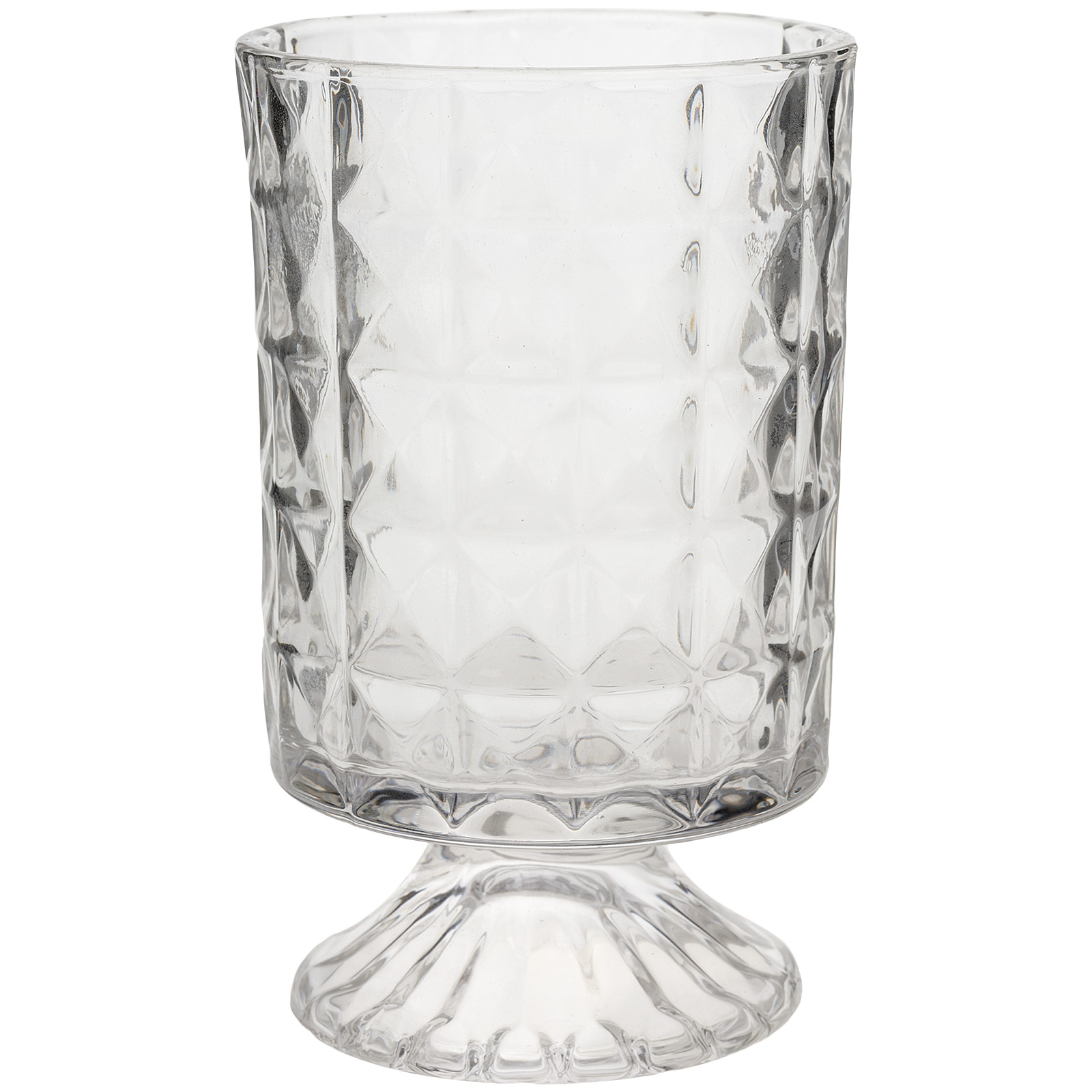 Ваза "Crystal" (стекло), D10,5xH18 см Прозрачный