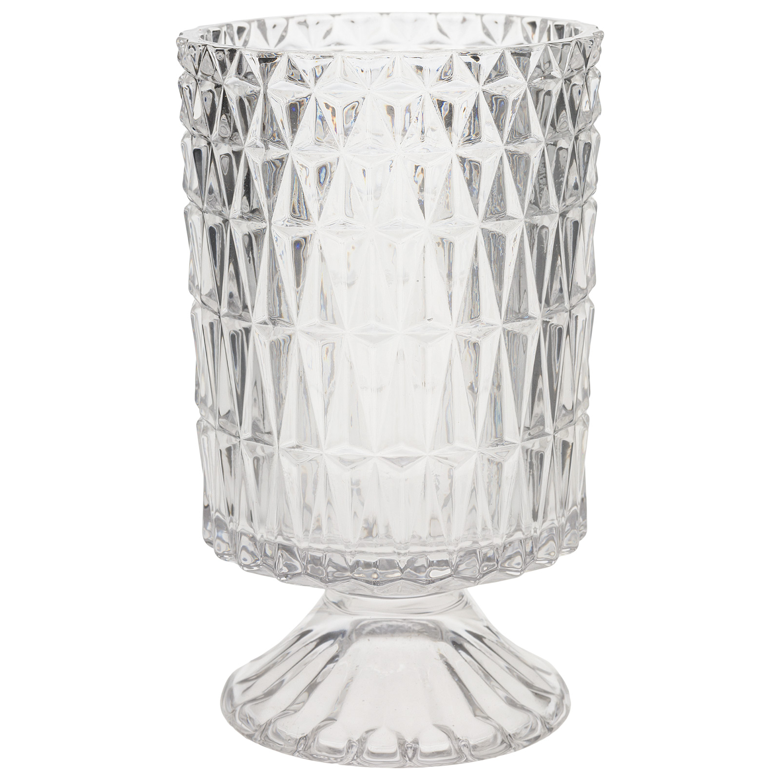 Ваза "Crystal" (стекло), D10,5xH18 см Прозрачный