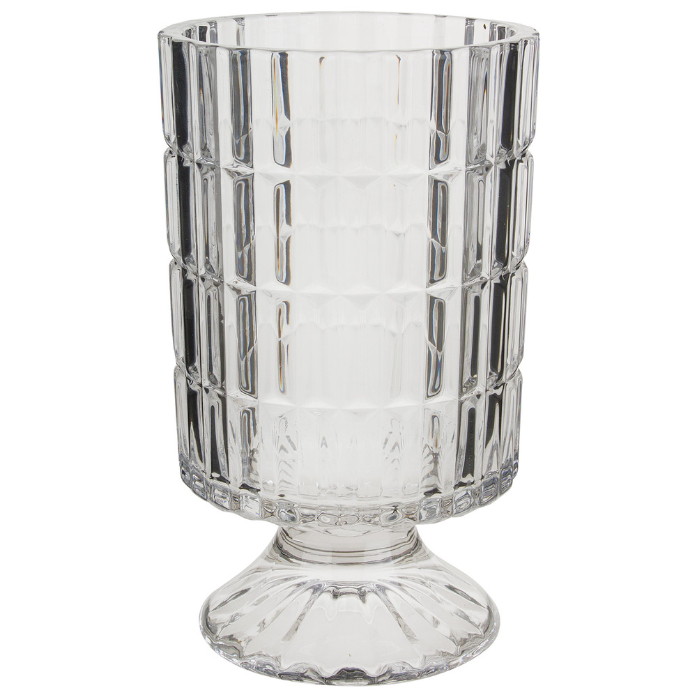 Ваза "Crystal" (стекло), D10,5xH18 см Прозрачный