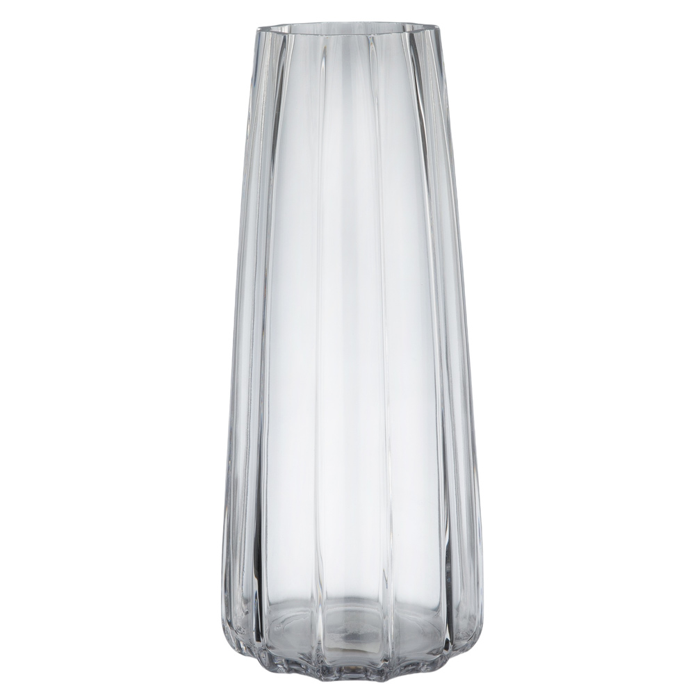 Ваза "Classic border" (стекло), D13xH30 см Прозрачный