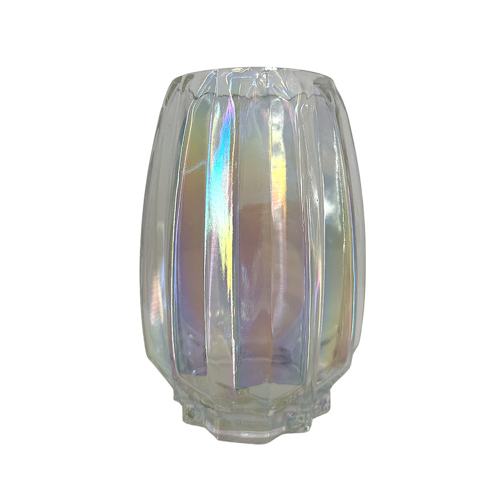 Ваза "Classic border" (стекло), D14хH20 см Бензиновый