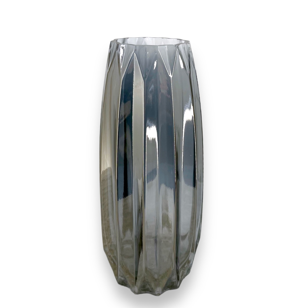 Ваза "Classic border" (стекло), D9хH28 см В ассортименте