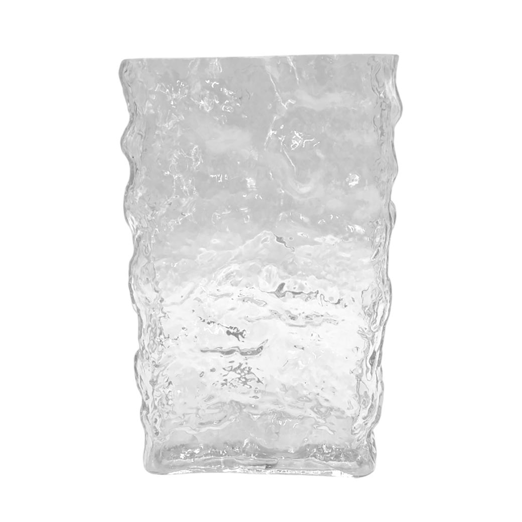 Ваза "Лед" (стекло), 8x15xH24 см Прозрачный